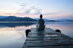 A person deals with sobriety fatigue.